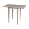International Concepts Rectangle Small Dropleaf Table, Washed Gray Taupe, 20.6 W, 36 L, 29 in H, Wood, Washed Gray Taupe T09-2236D - alternate 1